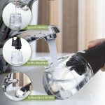 Irigator dentar cu presiune HailiCare - 5 capete - Negru