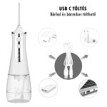 Irigator dentar cu presiune HailiCare - 5 capete - Alb