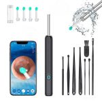 Bezdrátová sada na odstraňování ušního mazu s Wifi - černá