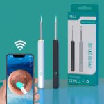 Bezdrátová sada na odstraňování ušního mazu s Wifi - černá