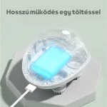 Intelligens Fejmasszírozó Készülék 6 Féle Masszázstechnikával - Fehér