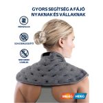 Bezdrátový ohřívač ramen a krku v univerzální velikosti - šedý