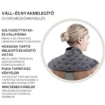 Bezdrátový ohřívač ramen a krku v univerzální velikosti - šedý