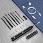 Vezeték Nélküli Fültisztító HD Kamerával  7 db fém fülkanállal és  porvédővel – Fekete