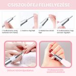 Nail Master DM-202 Elektromos körömcsiszoló - Fehér