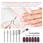 Nail Master DM-202 Elektromos körömcsiszoló - Fehér