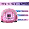 SUN Y21 UV/LED műkörmös lámpa - Rózsaszín