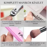 Fabiyan 9 részes komplett manikűr készlet - Black Friday