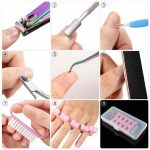 Set manichiură 8 piese - Rainbow