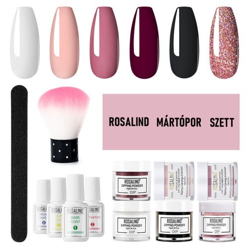 Set pudră de înmuiat ROSALIND - 12 piese RP-27