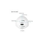 Sun X5 MAX UV/LED lampa na nechty s mini brúskou - bordová