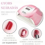 Lampă UV/LED pentru unghii Sun X - Roz strălucitor