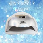 Sun X UV/LED lampa na nehty - lesklá stříbrná