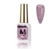 M+ beauty Broken Diamond UV gél lakk - 009 Holografikus pink