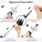 Pilă de unghii profesională BLUEQUE - BQ213 Roșu