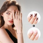 Elektrická bruska na nehty, ruční jednotka s držákem, nožním pedálem, brusnými hlavami - DM-212 - růžová