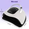 Lampă de unghii SUN X19 MAX UV/LED cu temporizator, ecran tactil LCD, senzor inteligent - Albă