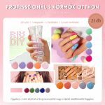 Set Mini Oje Semipermanente Rosalind cu Bază Top Lucios și Mat – 23 piese RATC23-019