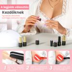 Set Mini Oje Semipermanente Rosalind cu Bază Top Lucios și Mat – 23 piese RATC23-019