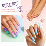 Set Mini Oje Semipermanente Rosalind cu Bază Top Lucios și Mat – 23 piese RATC23-019