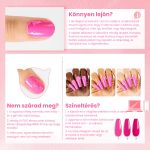 Set Mini Oje Semipermanente Rosalind cu Bază Top Lucios și Mat – 23 piese RATC23-019