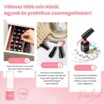 Set Mini Oje Semipermanente Rosalind cu Bază Top Lucios și Mat – 23 piese RATC23-019