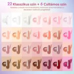 Set Rosalind pentru construirea unghiilor cu poligel, cu lampă UV/LED și pile de unghii – 34 piese RE12ZTC34-01