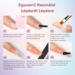 Set Rosalind pentru construirea unghiilor cu poligel, cu lampă UV/LED și pile de unghii – 34 piese RE12ZTC34-01