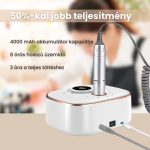 Profesionální bruska na nehty s výkonem 35 000 ot./min a LCD displejem, bílá