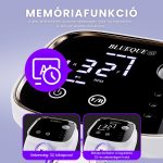 Profesionální přenosná elektrická bruska na nehty 45000 ot./min s digitálním displejem, bílá