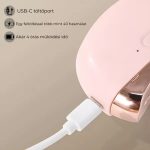 Professzionális 2 az 1-ben Körömcsiszoló és Polírozó Manikűrhöz - Rózsaszín