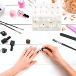 Set vârfuri de unghii în 10 mărimi, 500 buc - Transparent, mare