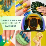 Lampă UV/LED pentru unghii Ombre D9 Shiny - Curcubeu
