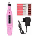 Elektromos mini körömcsiszoló gép - Púder - Black Friday