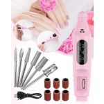 Elektromos mini körömcsiszoló gép - Púder - Black Friday