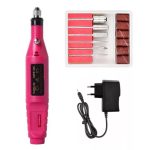 Elektrický mini pilník na nehty - vínový