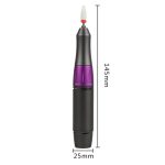 Pilă electrică de unghii USB H45 - Gri metalizat