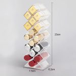 Průhledný 16dílný stojan na rtěnku