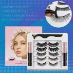 Set de gene false magnetice cu rimel - 5 perechi