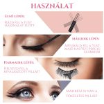 Set de gene false magnetice cu rimel - 5 perechi