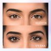 Set de gene false Tincses 2 în 1 cu lipici și fixator, îndepărtator de lipici, pensetă - 40D - 280 buc Q002