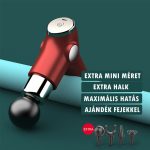 Mini masážní pistole se 4 hlavicemi - KH-515 - červená