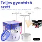 Set de epilare Wax 100 - 300 g de ceară și 10 spatule - Alb