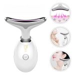 Intenzívna elektrická svetelná terapia - masážny prístroj na vrásky a spevnenie pokožky - ES-1081 - biely