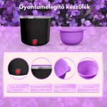 Mini încălzitor de rășină și kit complet de rășină - Negru