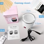 Mini încălzitor de rășină și kit complet de rășină - alb