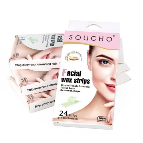 Soucho 96 db-os arc- és intim hideggyanta csíkok - 4 csomag