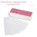 Set de 100 de seturi de hârtie din rășină pentru îndepărtarea părului - alb