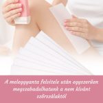 Set de 100 de seturi de hârtie din rășină pentru îndepărtarea părului - alb