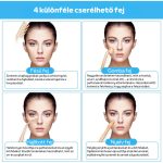 Nagyfrekvenciás Arcápoló Gép 4 Cserélhető Fejjel, Hajápoló Funkcióval, Minden Bőrtípusra